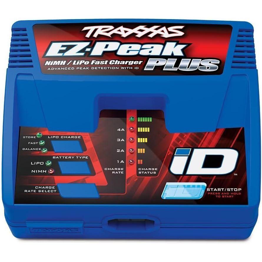 imageTraxxas 2970 EZPeak Plus 4Amp NiMHLiPo Fast Charger with iD Auto Battery Identification