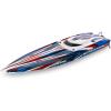 Traxxas TRA103076-4-RED Spartan SR 36″ Brushless Boat, Red