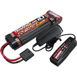 Traxxas Battery/Charger Completer Flat Pack with 2-amp Fast Charger and 8.4V NiMH Battery