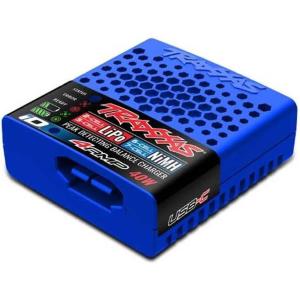 Traxxas USB-C Battery Charger, 40W Multi-Chemistry Balance Charger, Blue